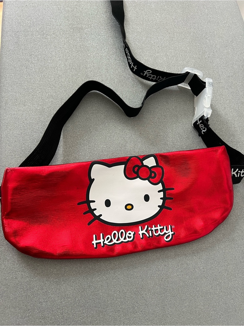 Sanrio | Hello Kitty | Red Kids Waist Bag Adjustable Strap Size 9” x 4”